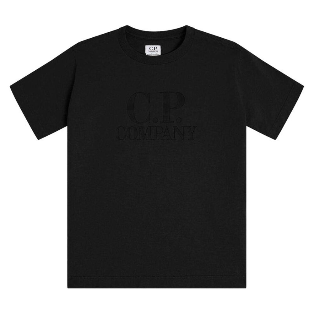 C.P. Company Boys Goggles Cotton Regular T-Shirt / Black